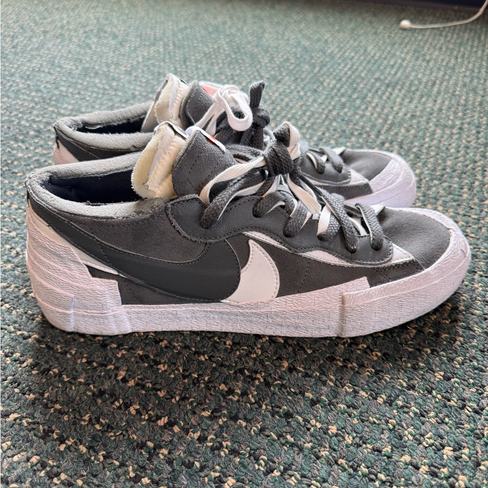 Size 12 - Nike sacai x Blazer Low Iron Grey